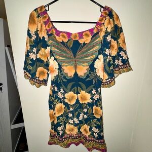 FARM Rio Vibrant Floral Mini Dress